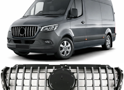 Grill Panamericana GT i krom för Mercedes Sprinter MK3