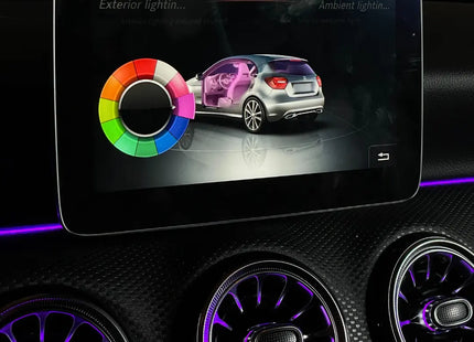 Ambient Light Mercedes A-Klass W176 2012-2018 12-färger (Inkl. Montering)