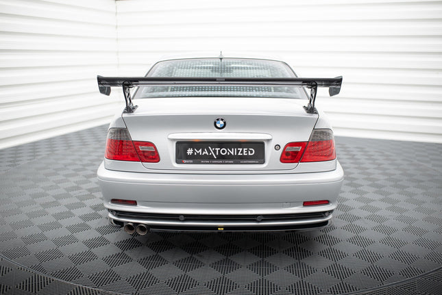 Bakvinge i kolfiber med yttre fästen för BMW 3-serie Coupé E46