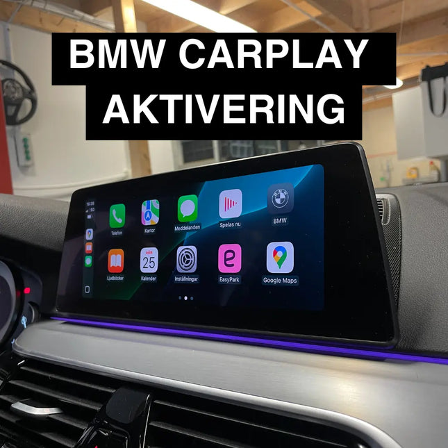 CarPlay Aktivering BMW BMW G30 G11 G01 F30 F15 F16 F25 F36