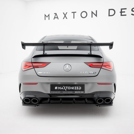 Bakvinge i kolfiber med svanhalsfäste för Mercedes CLA Coupé C118/C118 Facelift