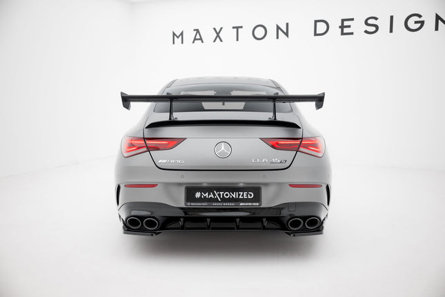 Bakvinge i kolfiber med svanhalsfäste för Mercedes CLA Coupé C118/C118 Facelift