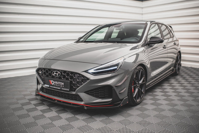 Frontsplitter V.1 med flaps för Hyundai I30 N/I30 N-Line MK3 Facelift
