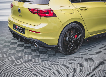Bakre sidosplitters Street Pro med flaps för VW Golf GTI Clubsport MK8