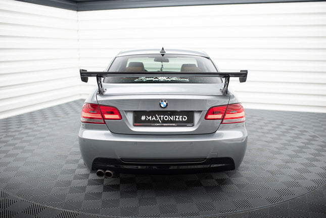Bakvinge i kolfiber med yttre fästen för BMW 3/M3 Coupé E92