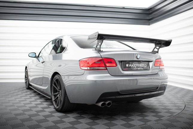 Bakvinge i kolfiber med yttre fästen för BMW 3/M3 Coupé E92