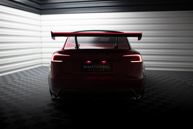Spoiler i kolfiber med LED för Tesla Model 3