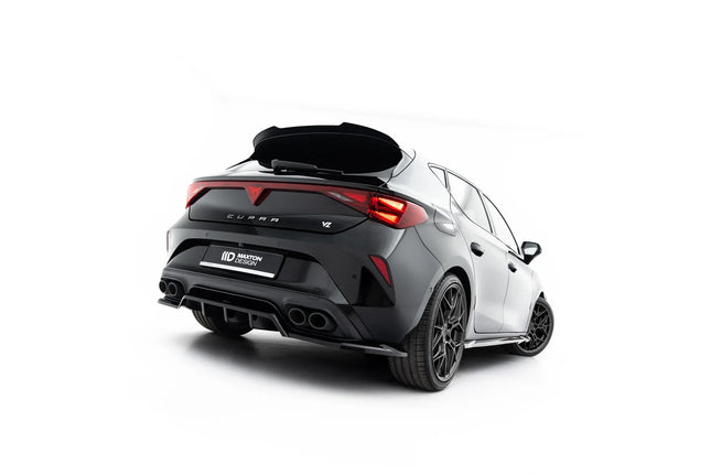 Diffuser V.2 med vertikala stag för Cupra Leon Hatchback MK1 Facelift