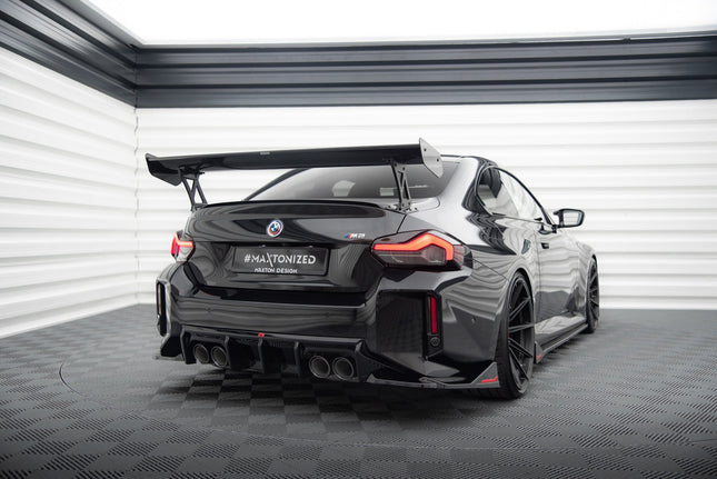 Bakvinge i kolfiber med yttre fästen för BMW M2 G87/M240i/2-serie M-Paket/2-serie Standard G42