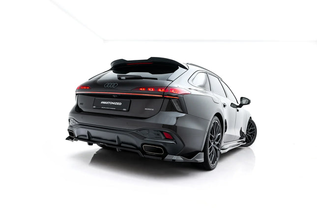 Diffuser V.4 med vertikala stag för Audi A6 S-Line C9