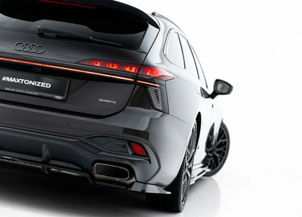 Bakre splitter V.3 med vertikala stag för Audi A6 S-Line C9