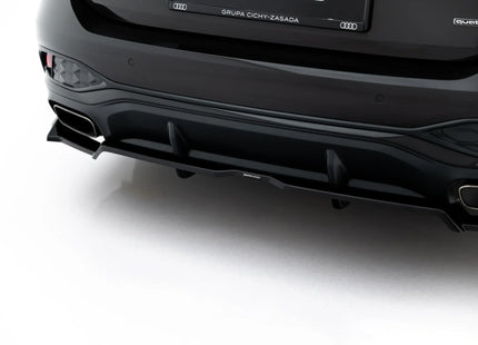 Bakre splitter V.3 med vertikala stag för Audi A6 S-Line C9
