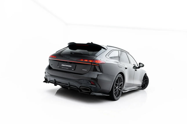 Diffuser V.3 med vertikala stag för Audi A6 S-Line C9