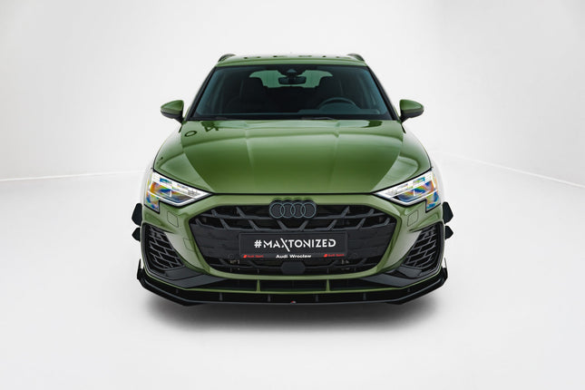 Frontsplitter Street Pro V.1 med flaps för Audi A3 S-Line Sportback/S3 Sportback 8Y Facelift