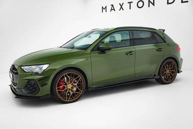 Sidokjolar Street Pro V.2 med flaps för Audi A3 S-Line Sportback/S3 Sportback 8Y/8Y Facelift