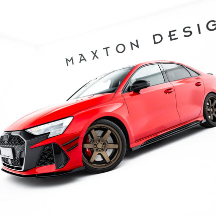 Sidokjolar Street Pro med flaps för Audi RS3 Sedan 8Y Facelift
