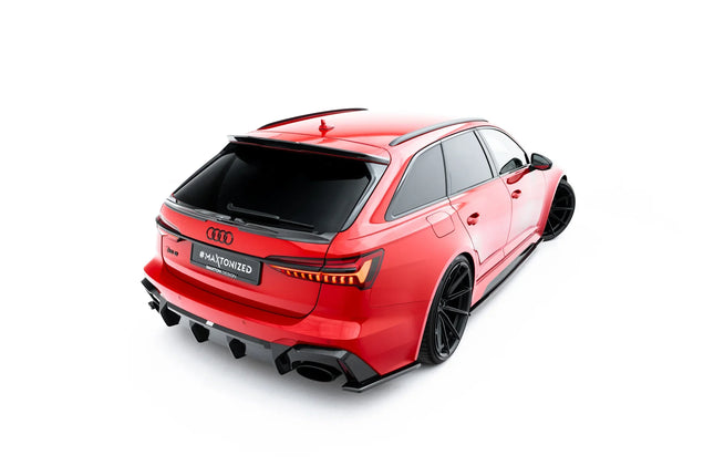 Nedre bakluckespoiler i prepreg-kolfiber för Audi RS6 C8/C8 Facelift