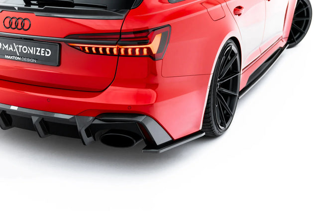 Bakre sidosplitters i prepreg-kolfiber för Audi RS6 C8/C8 Facelift