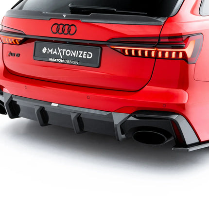 Diffuser i prepreg-kolfiber för Audi RS6 C8/C8 Facelift