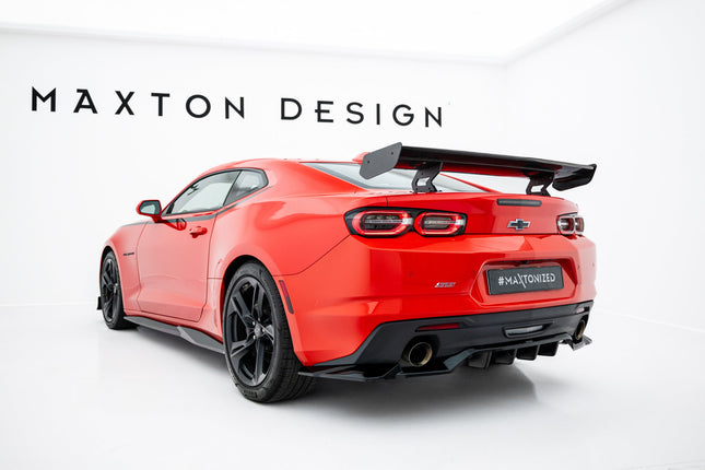Bakvinge i kolfiber med inre fästen för Chevrolet Camaro SS MK6 Facelift