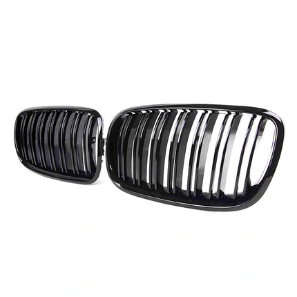 Grill BMW X5/X6 E70/E71 Dubellribb Njurar (Färgval) 2008-2014