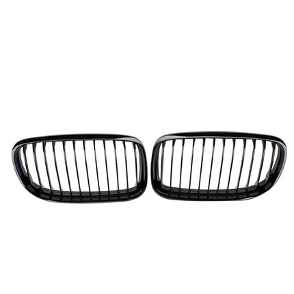 Grill BMW 3-Serien E90/E91 Singelribb Njurar Blanksvarta 2008+ LCI