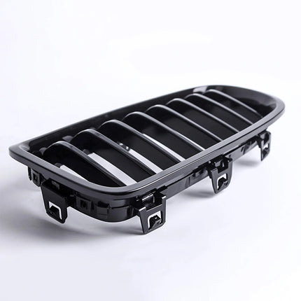 Grill BMW 3-Serien F30/F31 Singelribb Njurar Blanksvarta