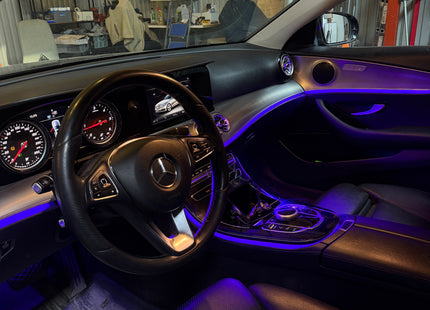 Ambient Light Mercedes E-Klass W213 64-färger (Inkl. Montering)
