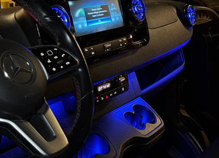 Ambient Light Mercedes Sprinter 2018+ 64-färger (Inkl. Montering)