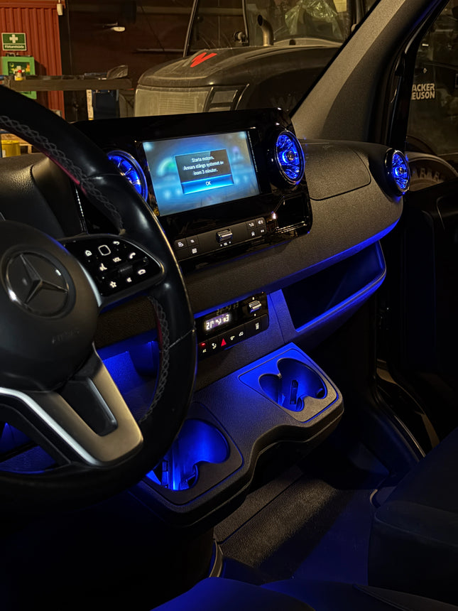 Ambient Light Mercedes Sprinter 2018+ 64-färger (Inkl. Montering)