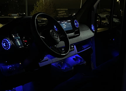 Ambient Light Mercedes Sprinter 2018+ 64-färger (Inkl. Montering)