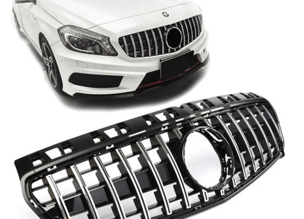 Grill Panamericana GT i krom för Mercedes A-Klass W176 (före facelift)