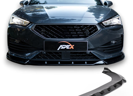 Blanksvart Frontsplitter Cupra Leon Mk1 2020-2024