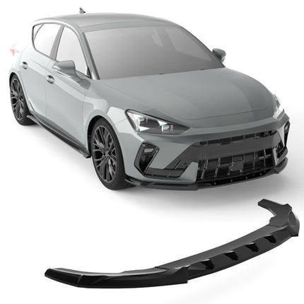 Blanksvart Frontsplitter Cupra Leon Mk1 Facelift 2024+