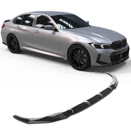 Blanksvart Frontsplitter BMW 3-Serie G20/G21 Facelift 2022+ (M-Paket)