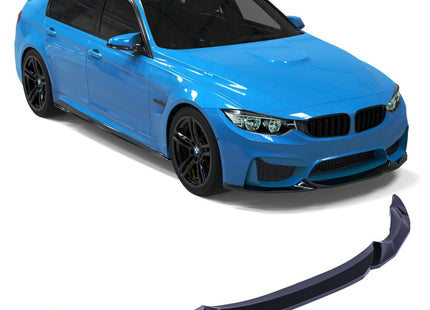 Blanksvart Frontsplitter BMW M3 F80 / M4 F82 2014-2021