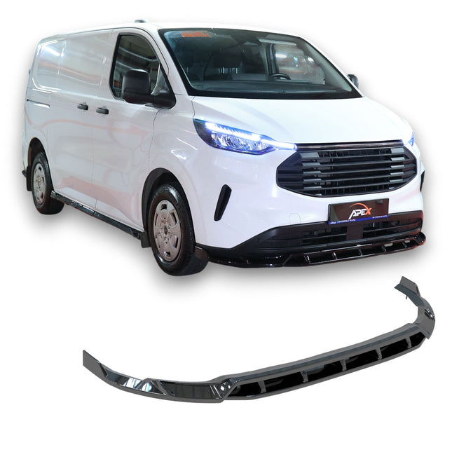 Blanksvart Frontsplitter Ford Transit Custom Mk2 2023+