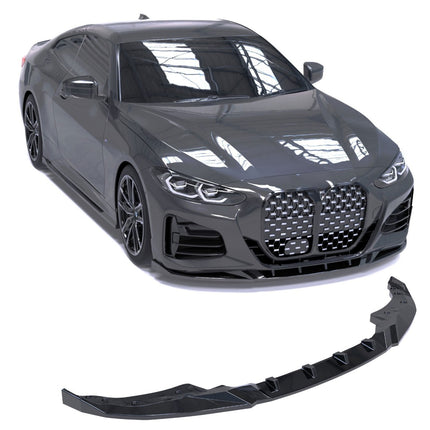 Blanksvart Frontsplitter BMW 4-Serie G22/G23 2020-2024 (M-Paket)