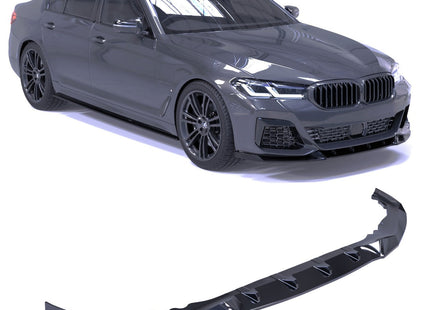 Blanksvart Frontsplitter BMW 5-Serie G30/G31 Facelift 2020-2023 (M-Paket)