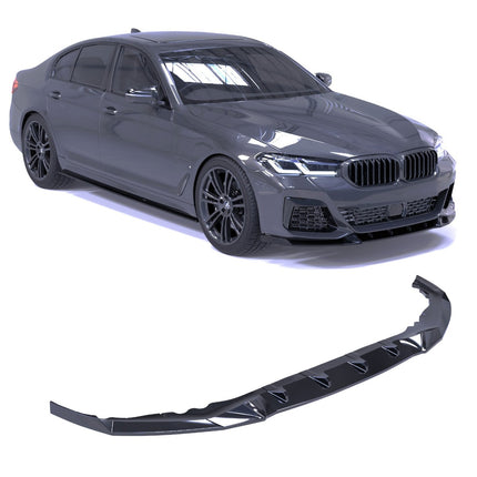 Blanksvart Frontsplitter BMW 5-Serie G30/G31 Facelift 2020-2023 (M-Paket)