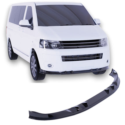 Blanksvart Frontsplitter Volkswagen Transporter T5 2003-2009