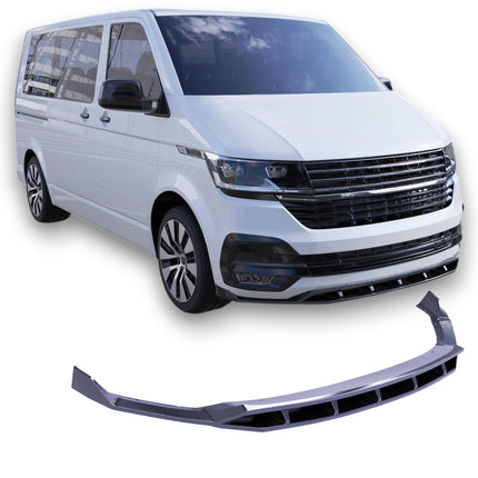 Blanksvart Frontsplitter Volkswagen Transporter T6.1 2019-2021
