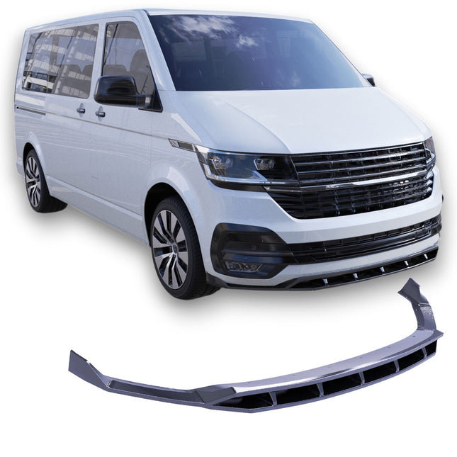Blanksvart Frontsplitter Volkswagen Transporter T6.1 2019-2021