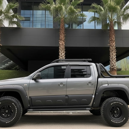 Blanksvarta Karosslister Volkswagen Amarok Mk1 Facelift 2016-2021