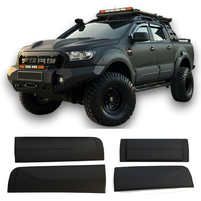 Blanksvarta Karosslister Ford Ranger T6/T7/T8 2012-2022