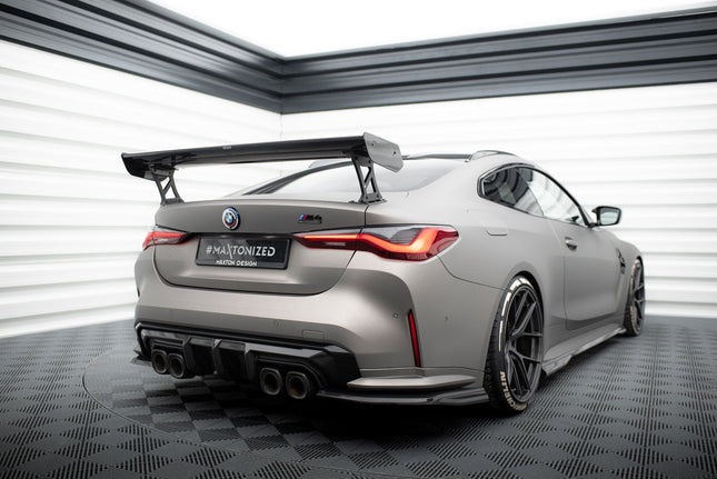 Bakvinge i kolfiber med yttre fästen för BMW M4 G82/G82 Facelift/M440i/4-serie M-Paket G22/G22 Facelift