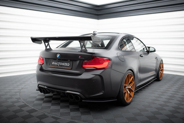 Bakvinge i kolfiber med inre fästen för BMW M2 F87/2/2-serie M-Paket F22
