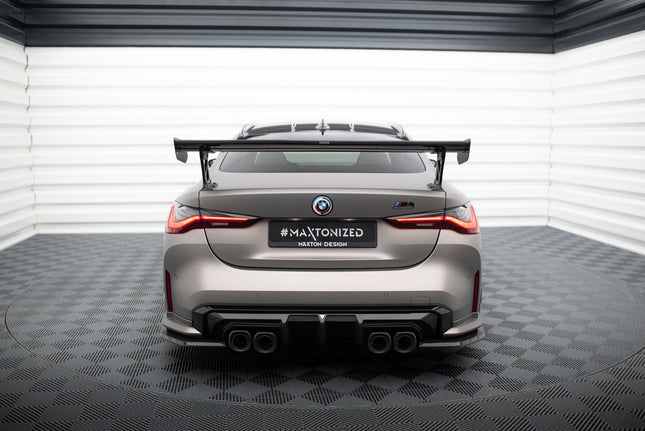 Bakvinge i kolfiber med yttre fästen för BMW M4 G82/G82 Facelift/M440i/4-serie M-Paket G22/G22 Facelift