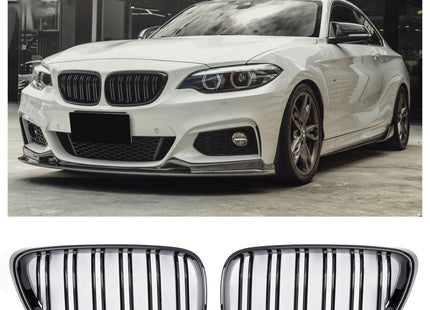 Grill i svart för BMW 2-serie F22/M2 F87