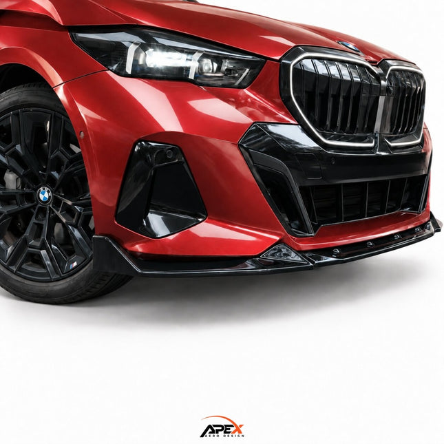 Frontsplitter Apex i blanksvart för BMW 5-serie G60/G61